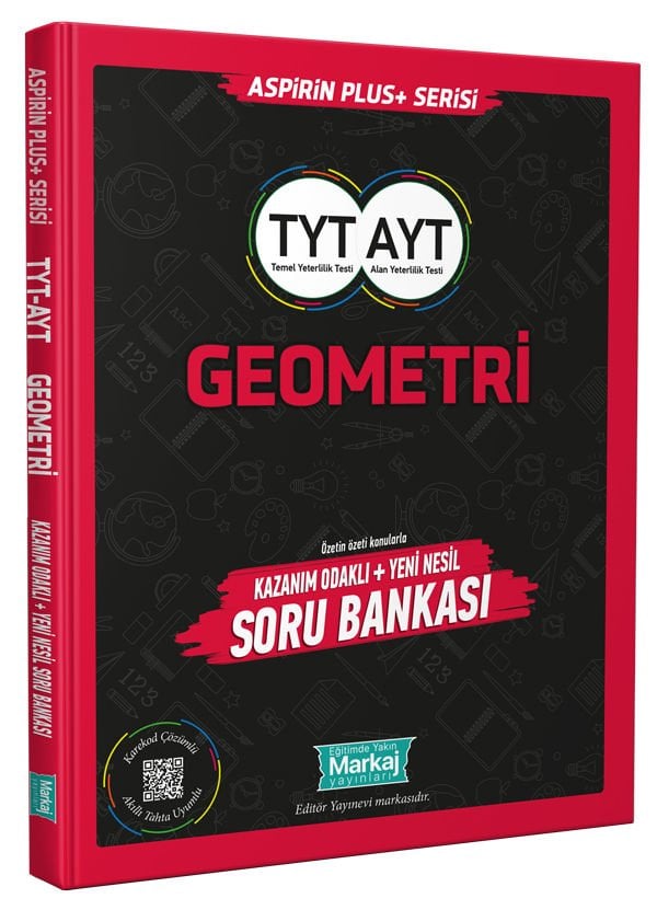 TYT-AYT Geometri Soru Bankası Aspirin Plus+ Serisi Markaj Yayınları TYT-AYT Geometri Soru Bankası Aspirin Plus+ Serisi Markaj Yayınları