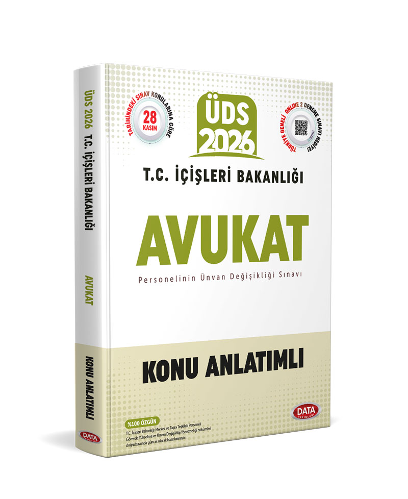 ÜDS T.C. İçişleri Bakanlığı Avukat Konu Anlatımlı